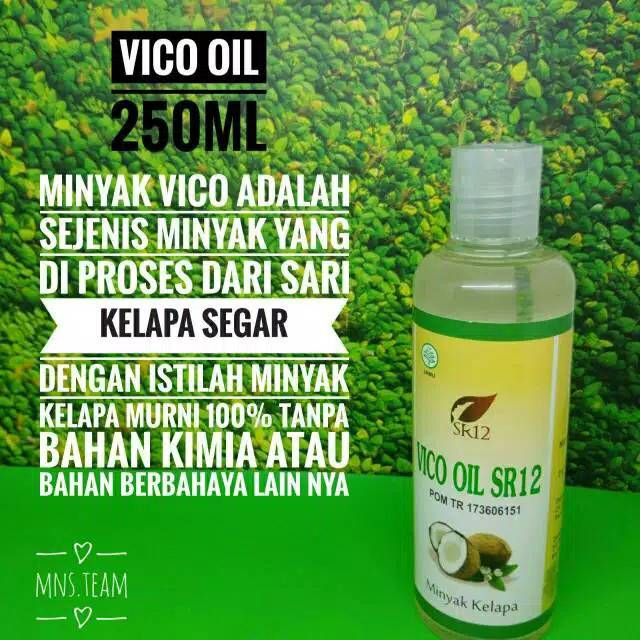 VICO SR12(Virgin Coconut oil)SR12 Minyak VCO 250ml