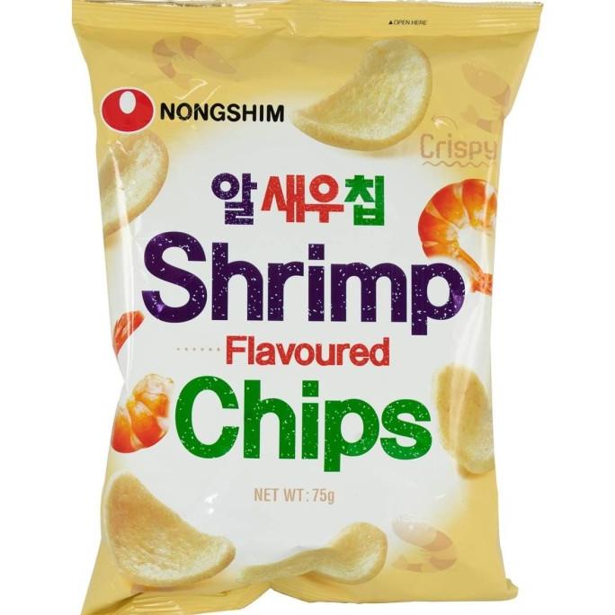 

] Nongshim Shrimp Flavoured Chips 75gr. impor korea. keripik rasa udang