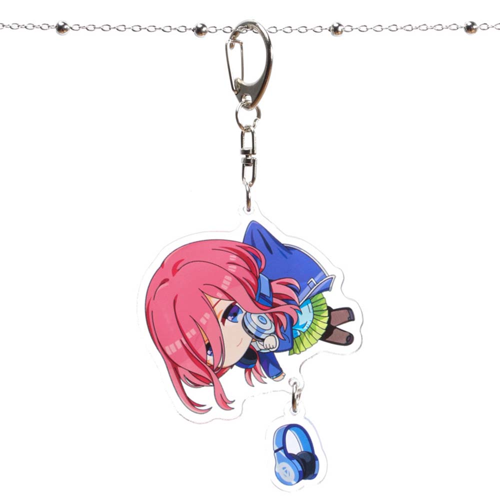 Rebuy Gantungan Kunci Desain Anime Nakano Miku Yotsuba Itsuki Gotoubun No Hanayome Bahan Akrilik