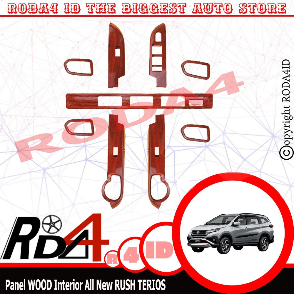 Panel Wood All New RUSH TERIOS Dashboard