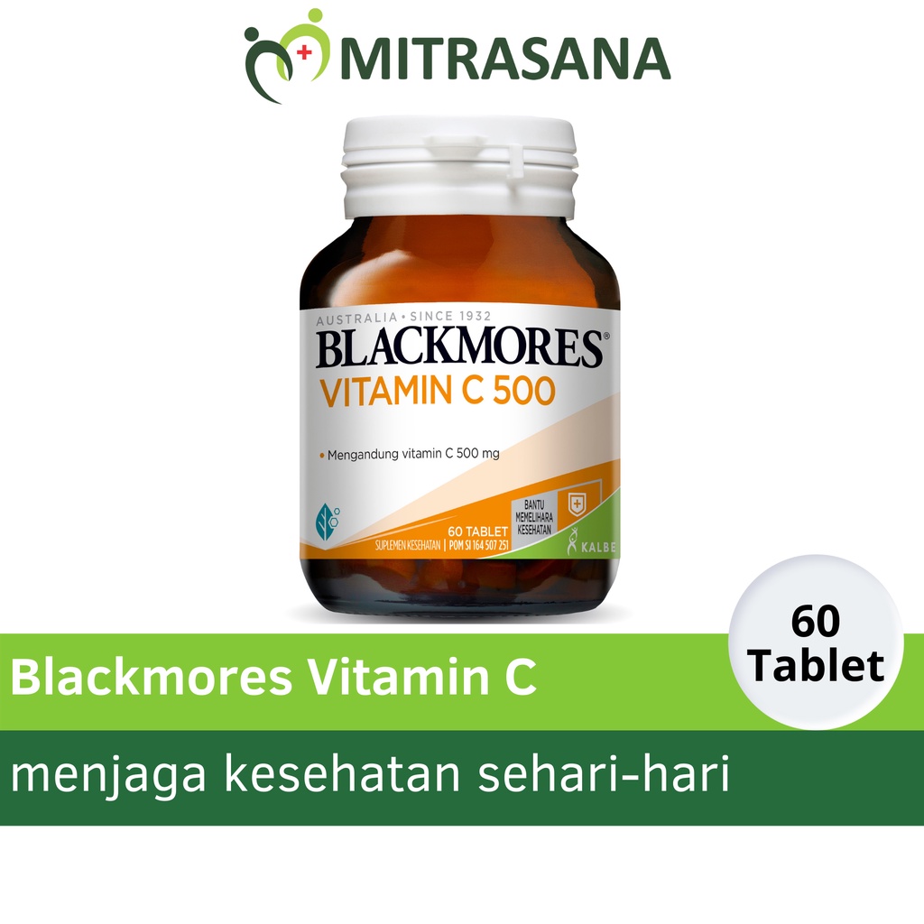 Bundling Blackmores Vitamin C 500mg 60 Tablet (2 Botol)