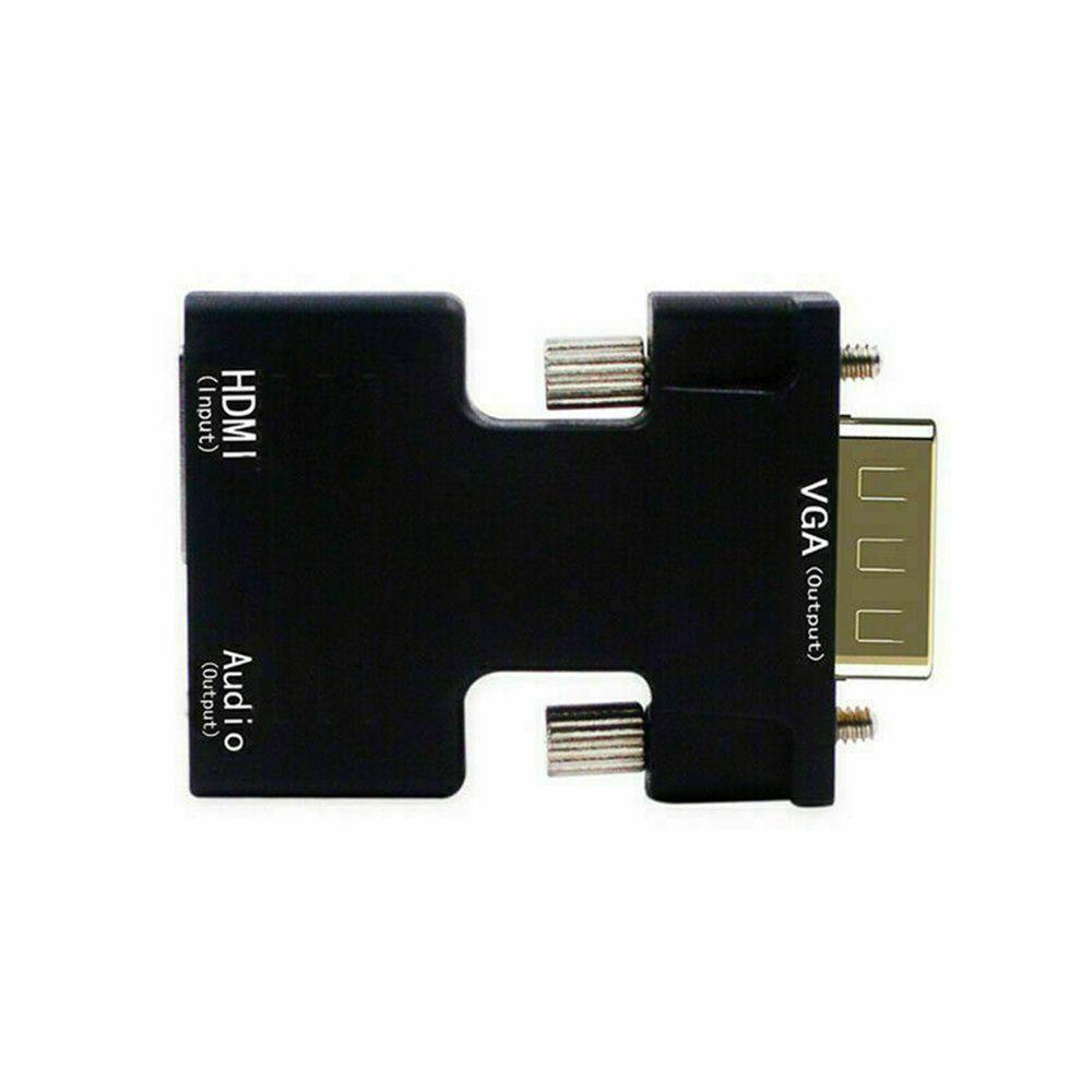 POPULAR Populer Kabel HDMI Ke VGA 1080P Untuk PC Laptop TV Monitor Proyektor Output Sinyal HDMI-Kompatibel Converter