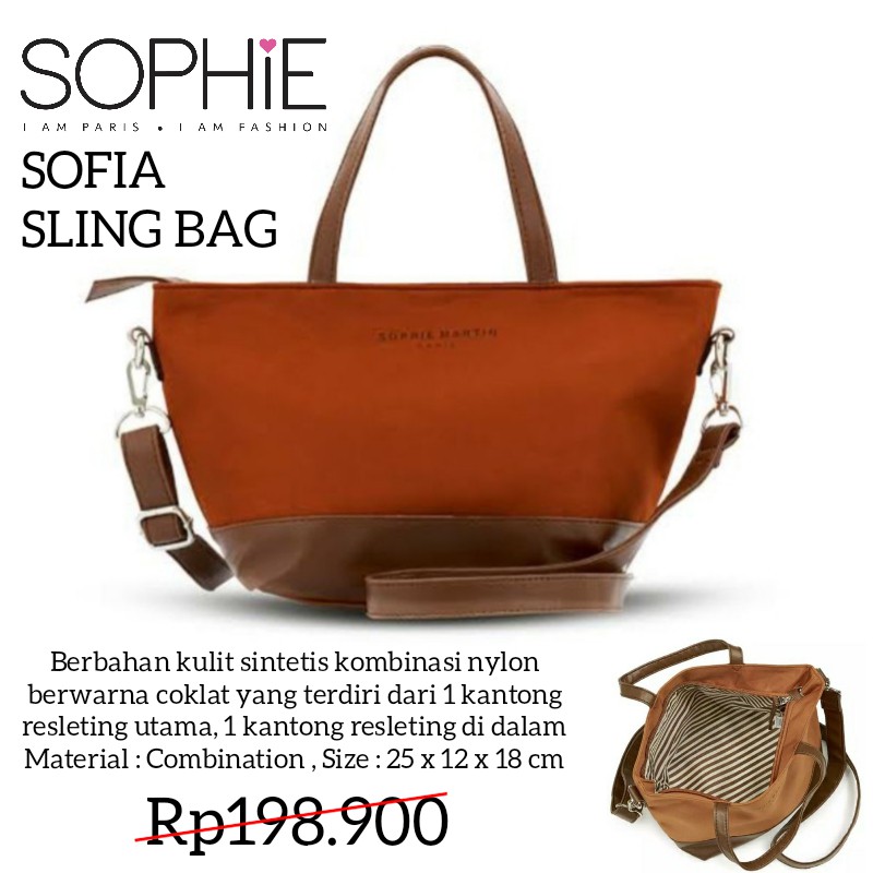 TAS SOFIA SOPHIE MARTIN PARIS PROMO TAS SOPHIE PARIS WANITA