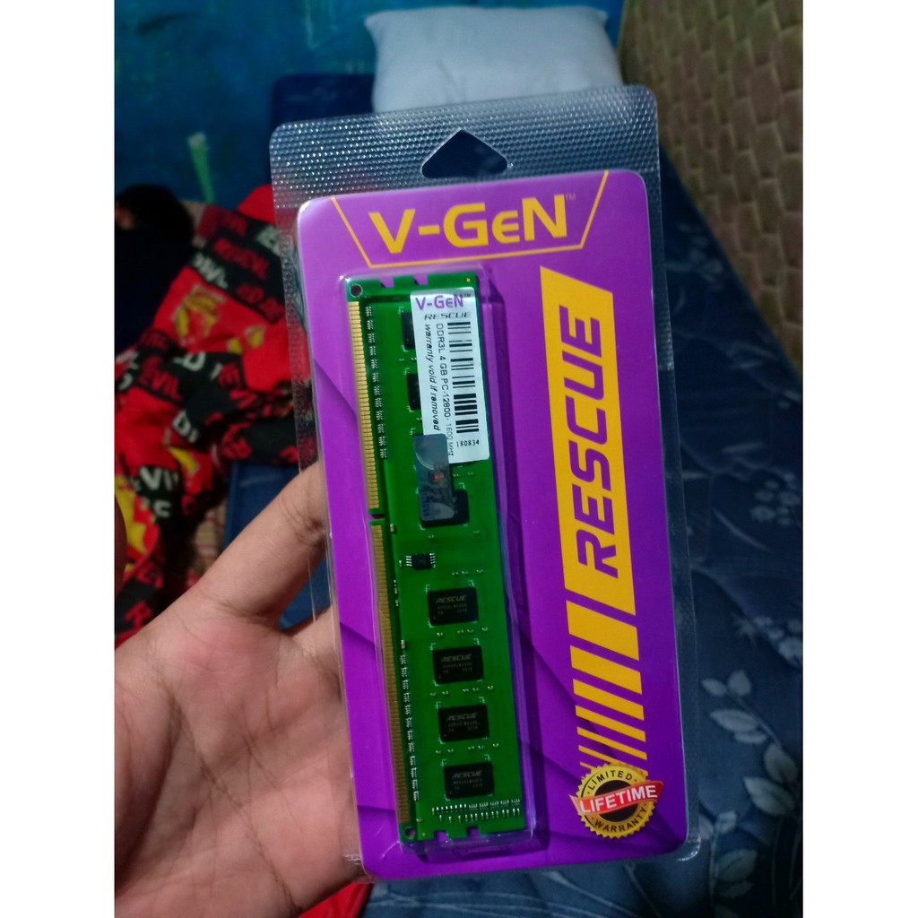 RAM VGen Rescue 4Gb DDR3L PC 12800  Terlaris