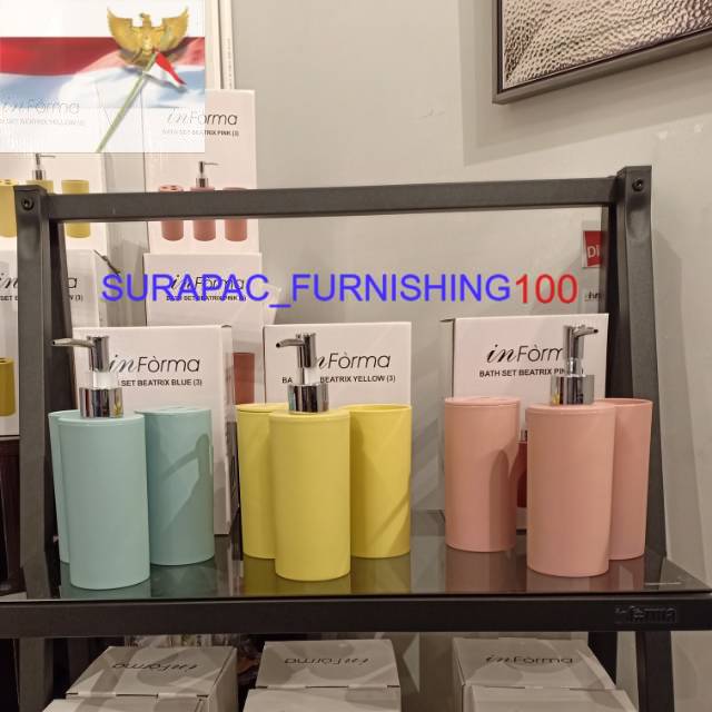 BATH SET DOFF INFORMA MURAH / TEMPAT DISPENSER SABUN CAIR
