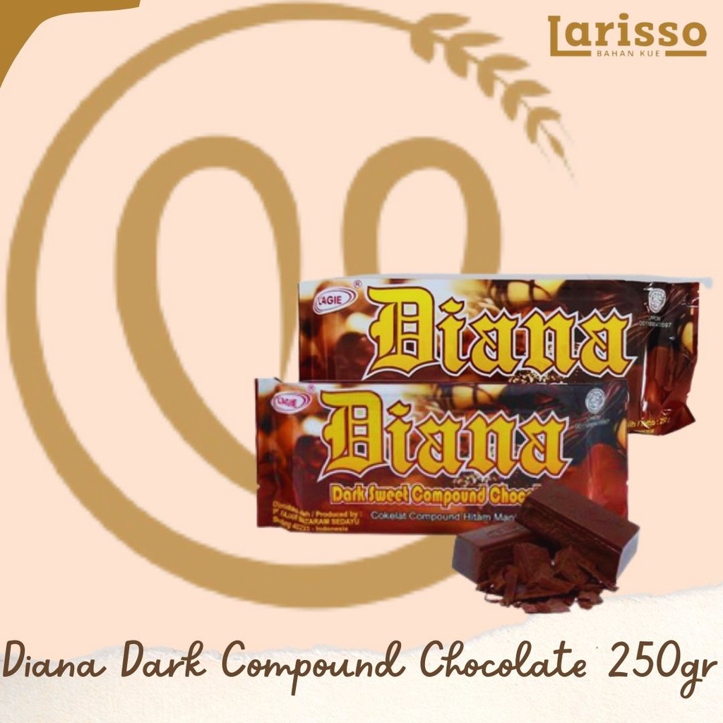 

DIANA DARK SWEET COMPOUND CHOCOLATE 250GR