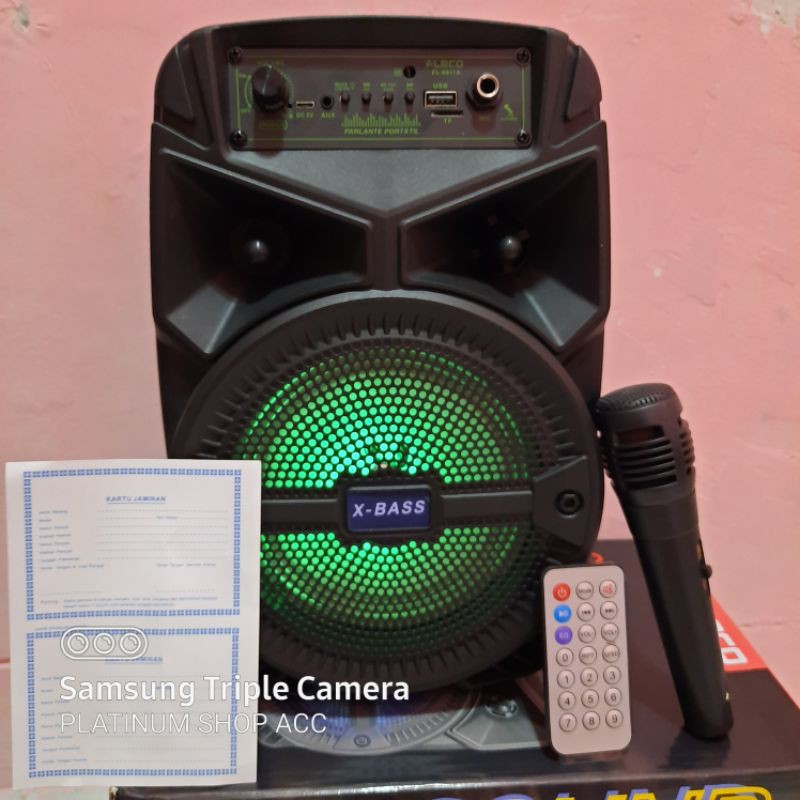 SPEAKER BLUETOOTH FREE MIC KARAOKE  FLECO FL-6011/F-6615/F-804Z SUPER BASS/SALON AKTIF MULTIMEDIA