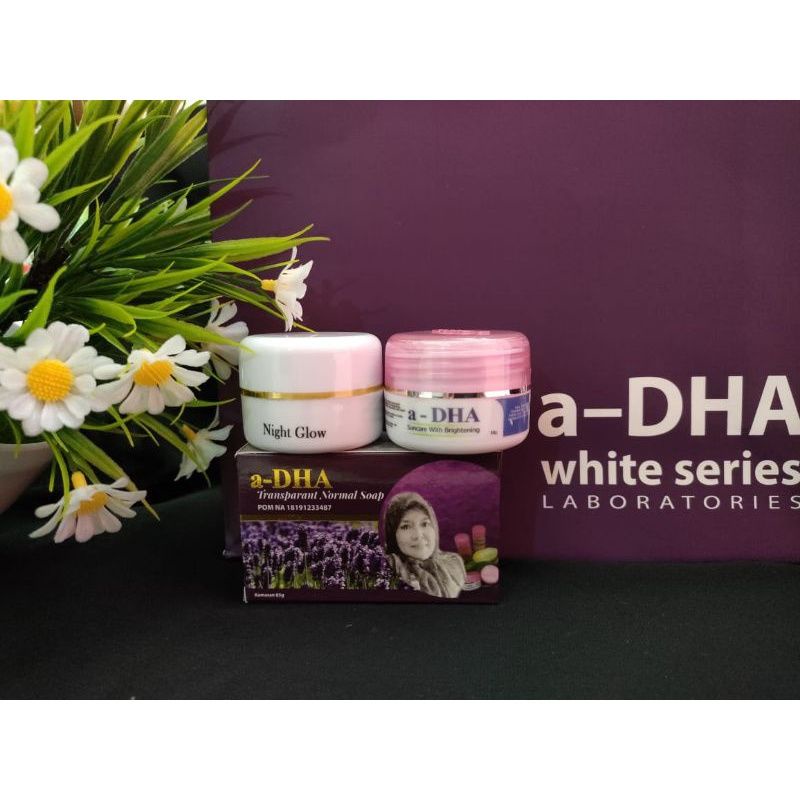 Adha white series sabun normal night cream original