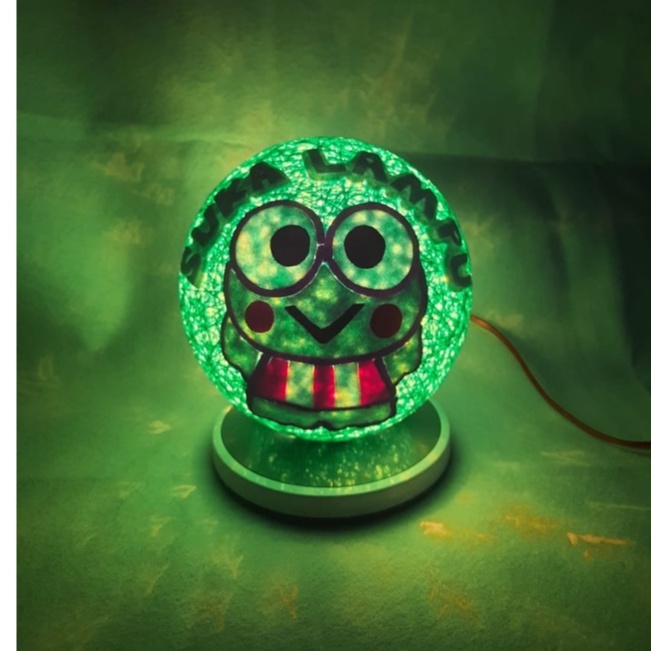 lampu tidur, lampu unik, lampu karakter, kado unik, Keropi 2