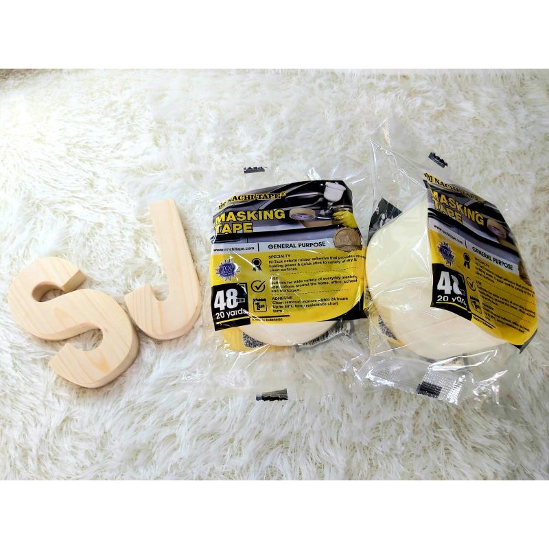 

Masking Tape/Plakban Kertas/Isolasi Kertas 48mm Nachi 20Yards(18mtr)/P109