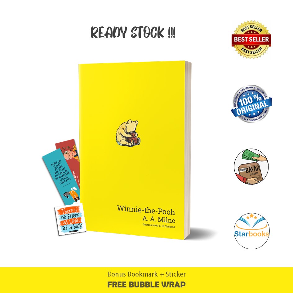 Jual Buku Winnie The Pooh - Noura Books +Pouch & Postcard | Shopee ...