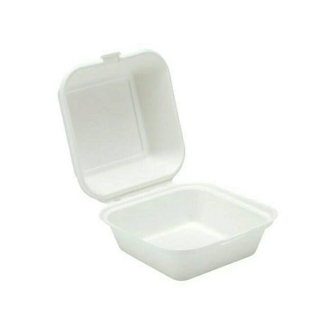 Foam burger isi 200pcs (MEGA)/ nasi tim / ayam geprek bensu / sterofoam kecil / styrofoam