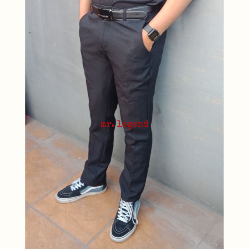 Mr. Legend celana formal pria slimfit | celana kantor pria slimfit | celana kerja pria | celana bahan pria slimfit