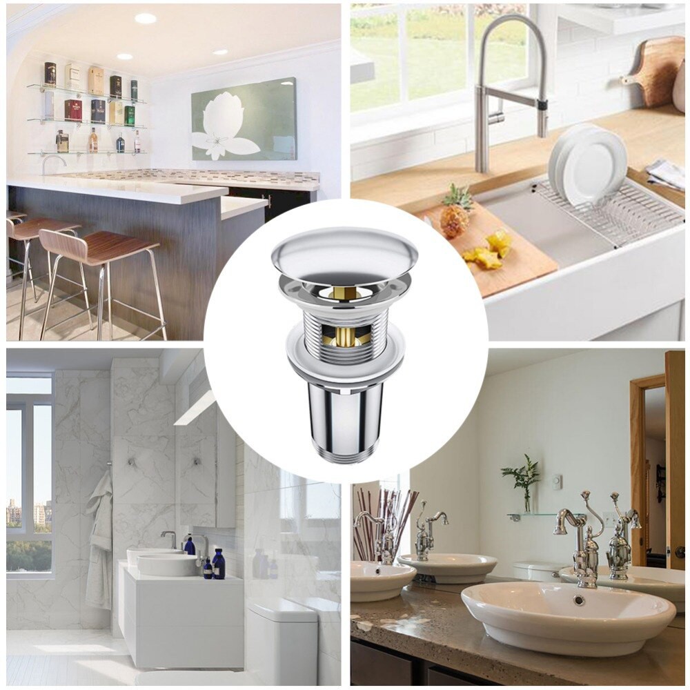 Stainless Steel Pop Up Drains With Overflow Hole Bathroom Basin Sink Drain Plugs Kitchen Sink Shopee Indonesia Stainless Steel Pop Up Drains With Overflow Hole Bathroom Basin Sink Drain Plugs Kitchen Sink Shopee Indonesia