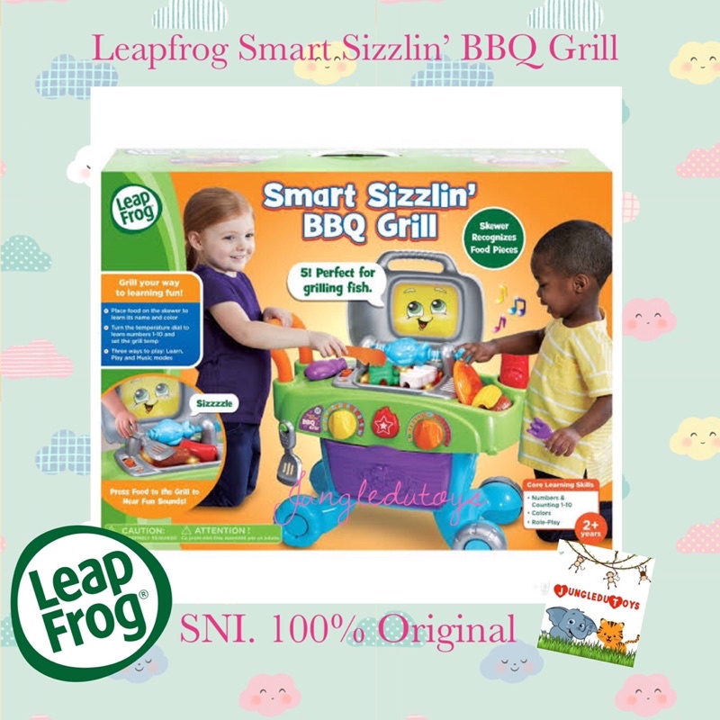 Leapfrog Smart Sizzlin BBQ Grill Original Mainan Masak-Masakan Anak