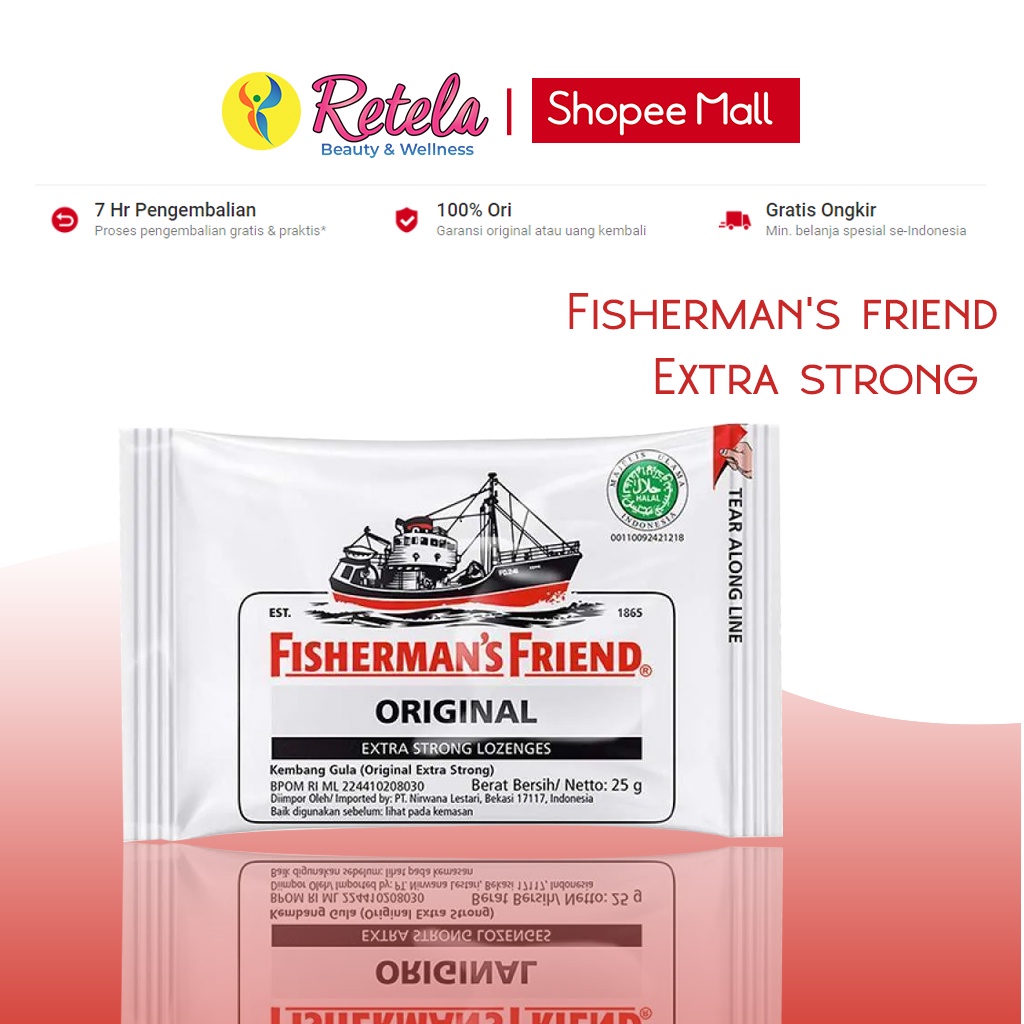 

Fisherman`S Extra Strong 25gr / Permen / Permen /Plega Tenggorokan