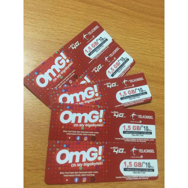 Voucher Telkomsel 1,5 GB / 3 Hari