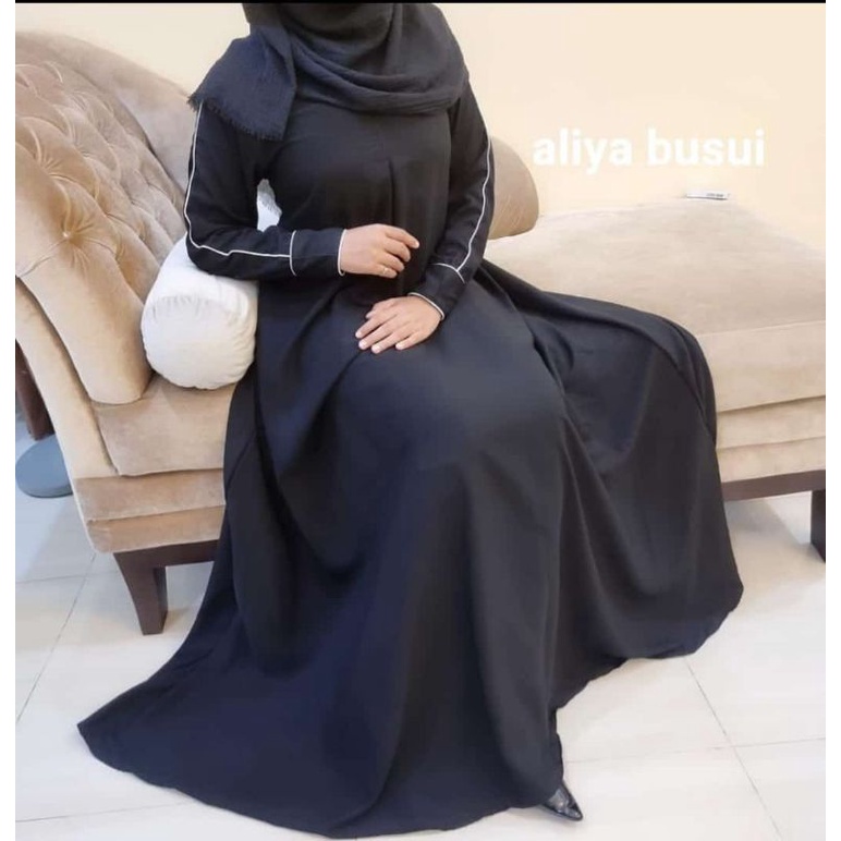 Gallery Exclusive Abaya Hitam Gamis Dubai Aliya