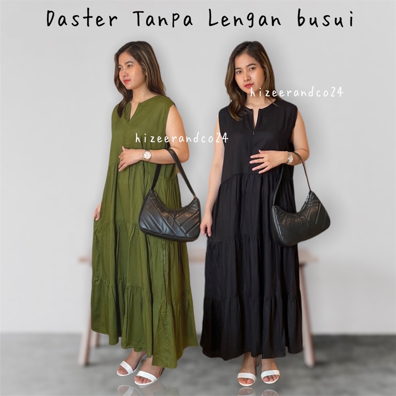 Sleeveless by Hizeer -  inner tanpa lengan midi dress