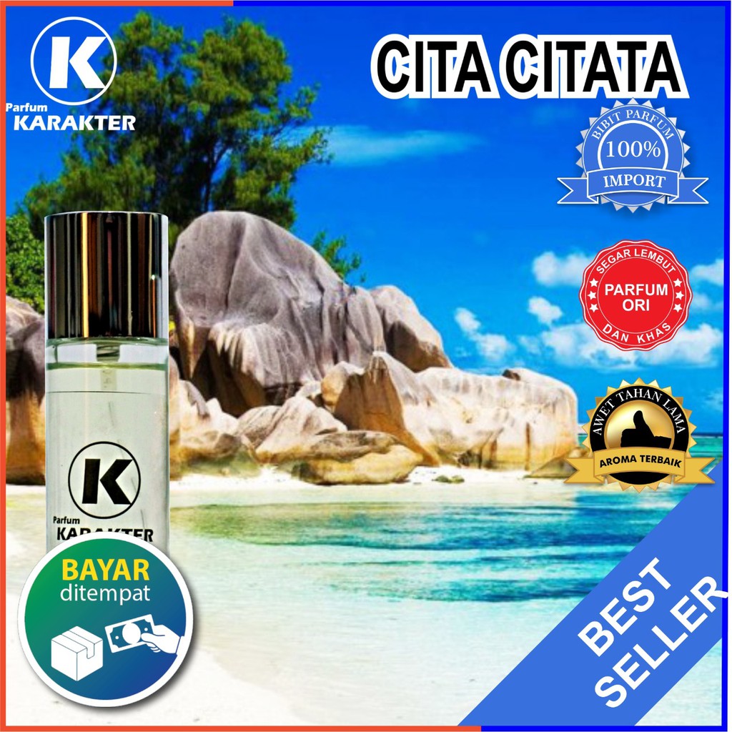 Parfum Cewek Cita-Citata | Bibit Parfum Import Wangi &amp; Tahan Lama | Kemasan 30ml