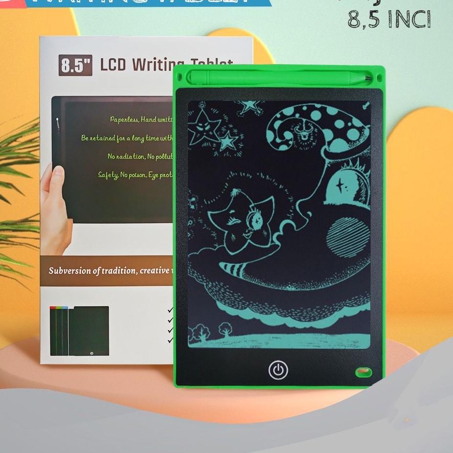

Sudah READY.. LCD Drawing Writing Tablet 8.5 Inch Mainan Papan Tulis Hapus Board Digital Pad Edukasi Pen Gambar