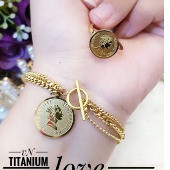 TiTanium set gelang cincin T42