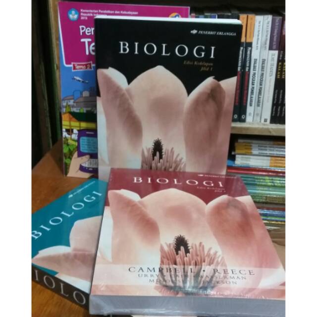 BIOLOGI CAMPBELL. JILD 1 2 3 . ERLANGGA. ORIGINAL.