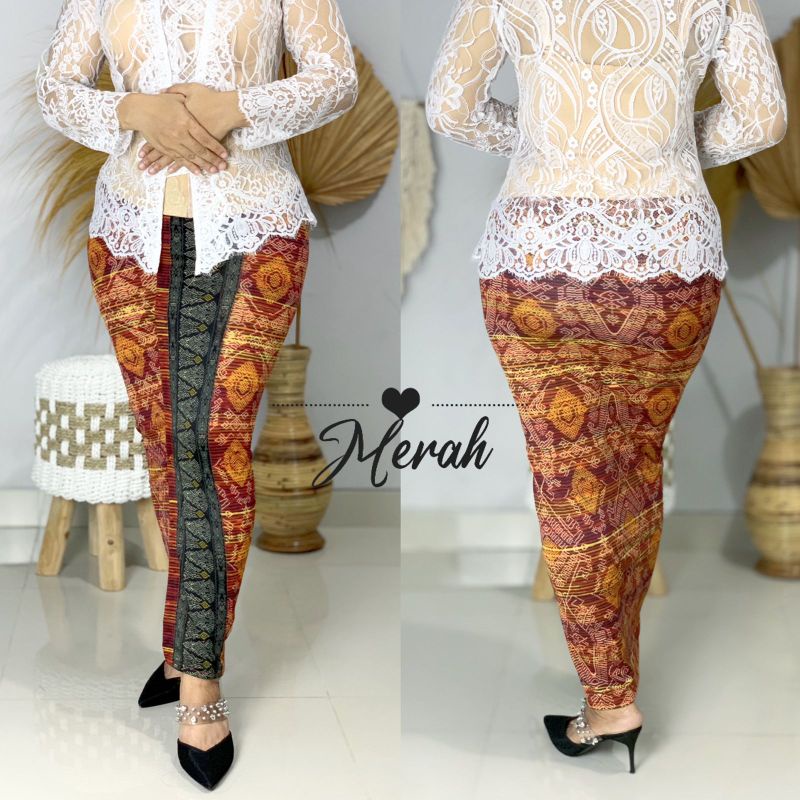 Kamen jadi jumbo bawahan kebaya pakaian tradisional bali bahan moscrepe strait