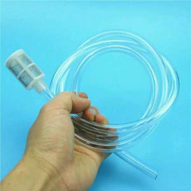 PAKET FILTER DAN SELANG FLEKSIBEL 1 METER POMPA AIR DC 12 VOLT