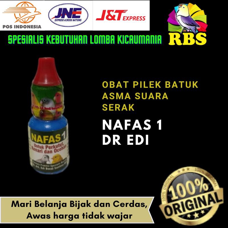 Nafas 1 drh Dokter Edi Obat Burung Kenari Murai Anis Kacer Pilek Batuk Asma Suara Serak