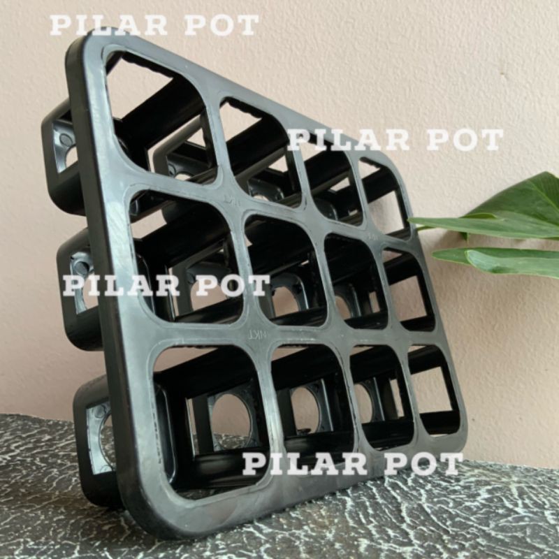 Tray pot nkt kotak 5cm (tanpa pot) | nkt kotak 5cm | tray semai bibit