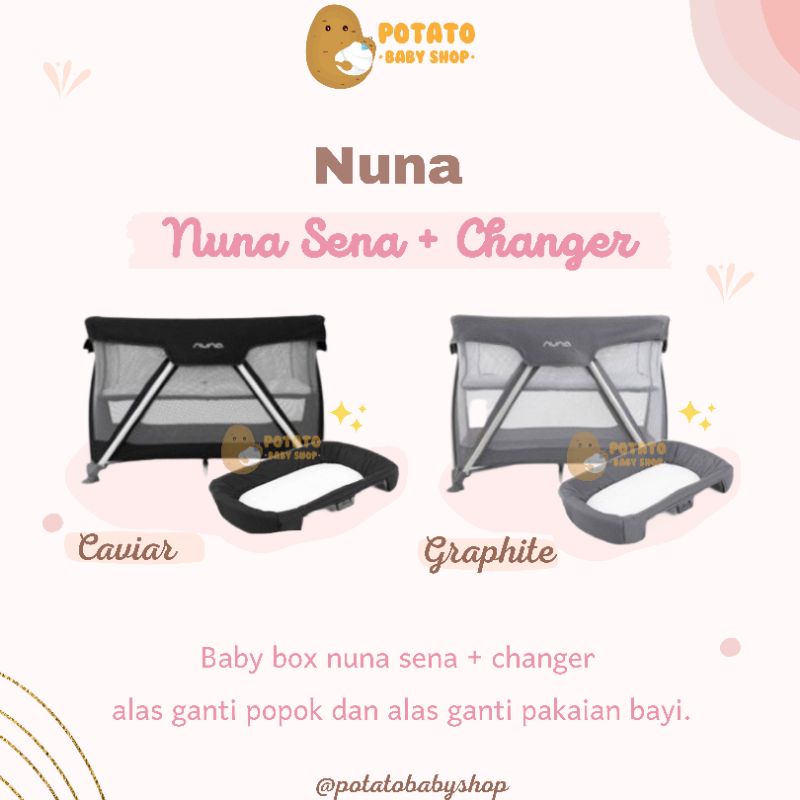 Nuna Sena &amp; Changer / Baby Box Bisa Di Lipat