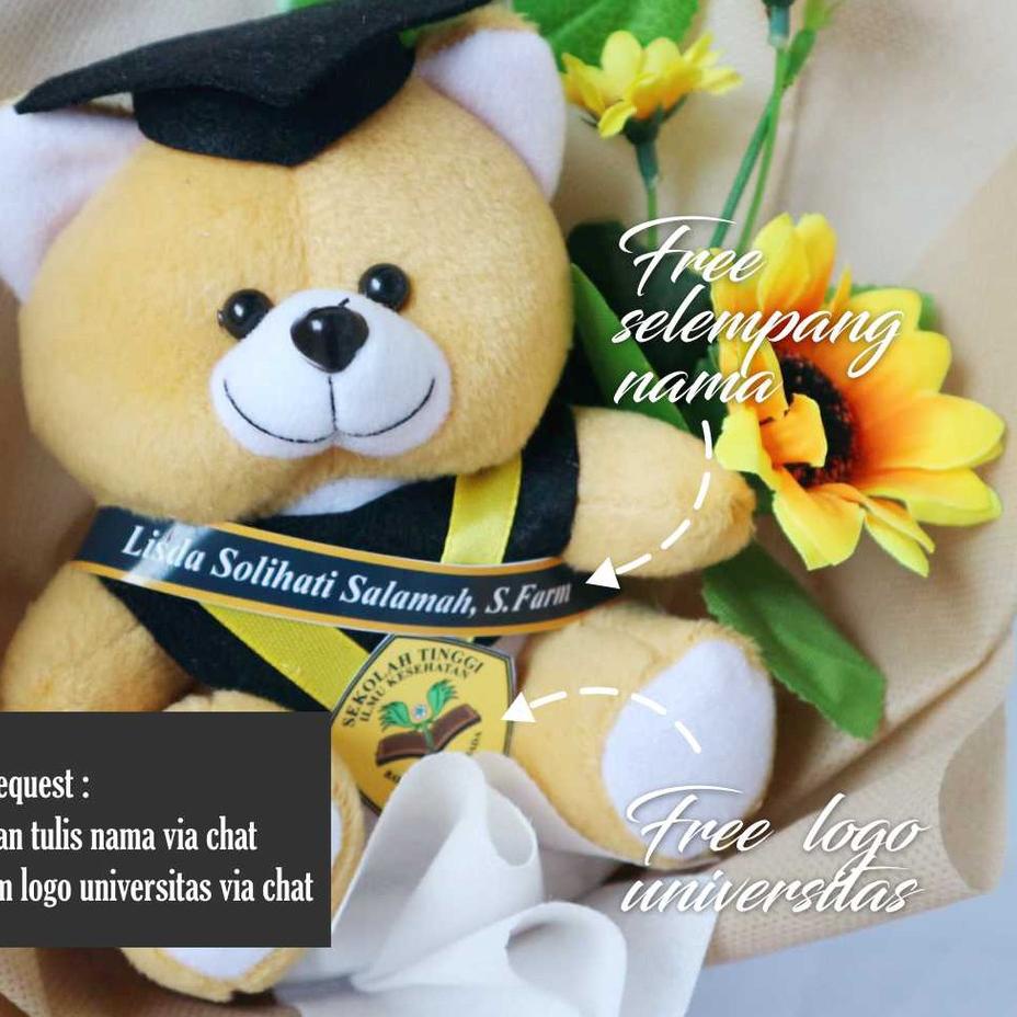 Keluaran Terbaru.. Bucket Bouquet buket bouket kado hadiah gift give bunga wisuda graduation sidang skripsi cewek cowok