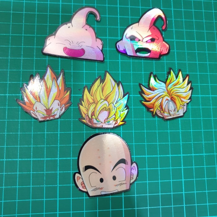 

Sticker Hologram Anime - Dragon Ball - 6pcs