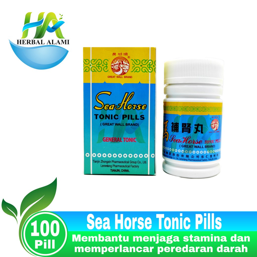 Seahorse Tonic Polos -  Obat stamina pria -  menjaga sirkulasi darah