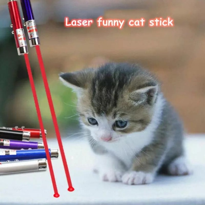 Mainan Kucing Lampu Pointer Interaktif Cat Toy FEFARM