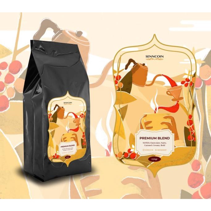 

PREMIUM BLEND 250gr (BEANS)