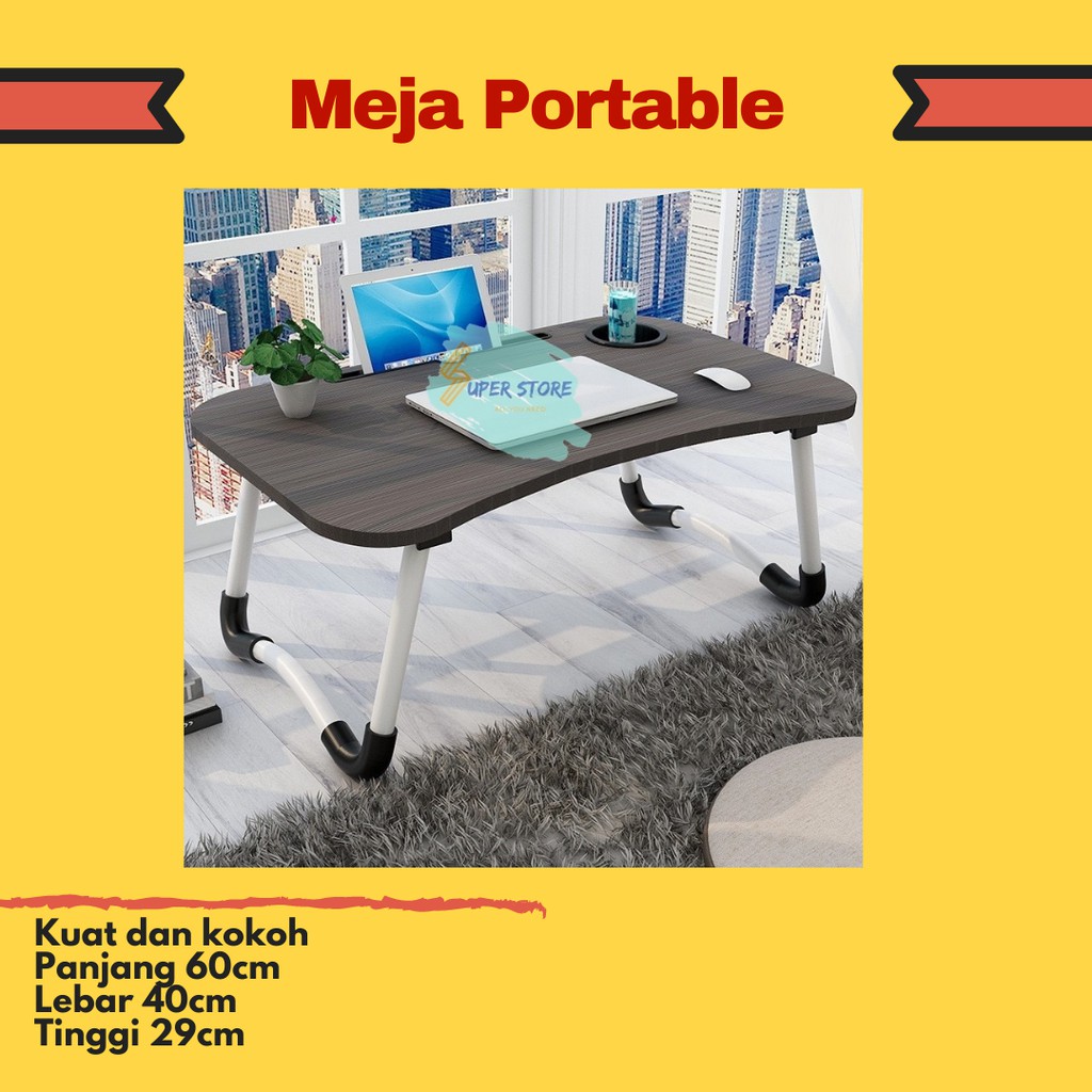 Meja Belajar / Meja belajar Portable / Meja Laptop Portable / Meja laptop