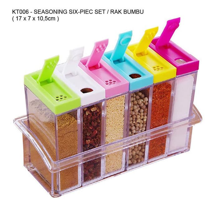 

Seasoning SixPiec Set Rak Bumbu Dapur 6 in 1