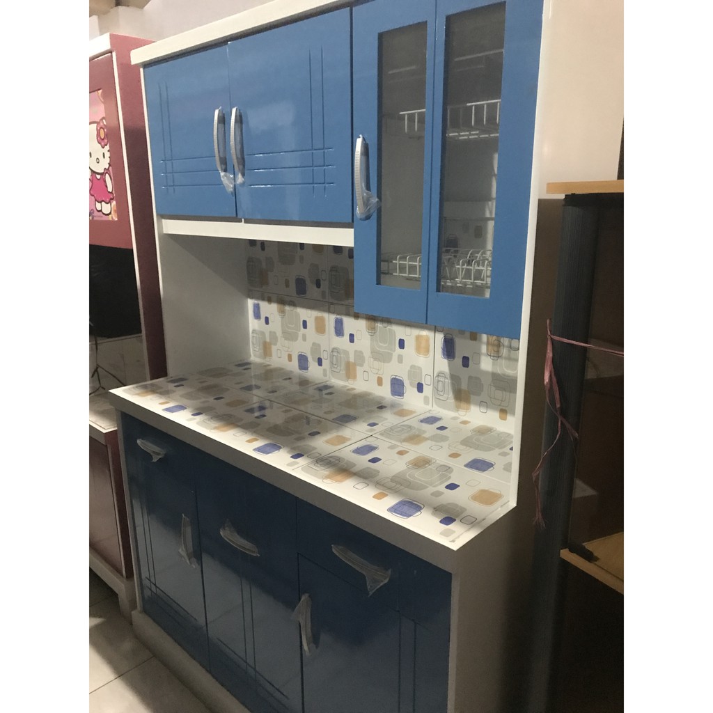 Rak Piring kayu 3 pintu Intisia