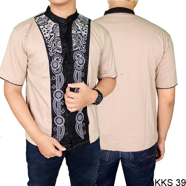 Baju Koko Muslimin Pria Katun