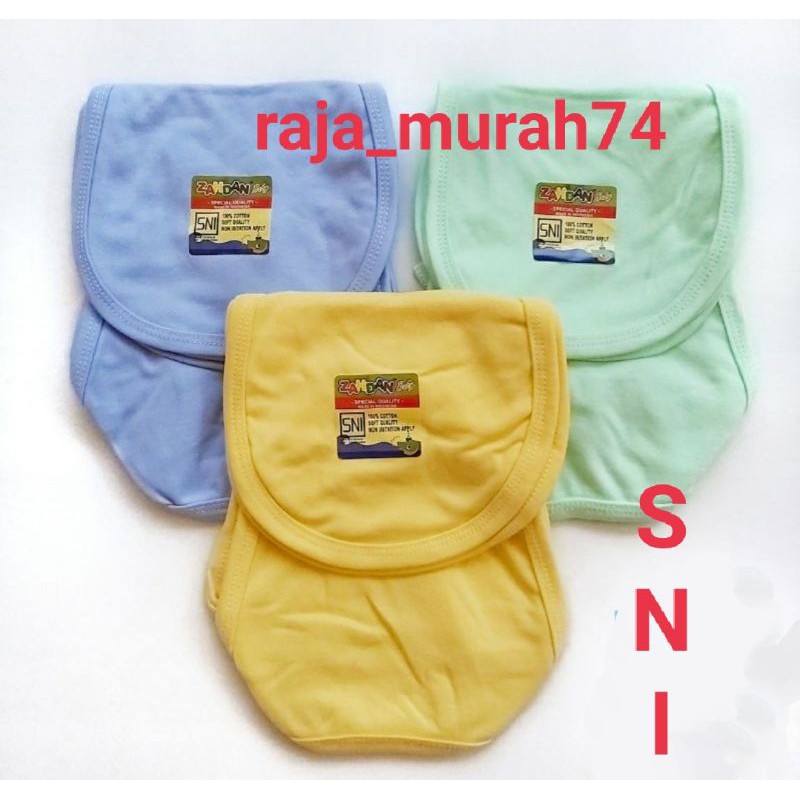 popok bayi lapis tali zahdan polos SNI isi 12 pcs