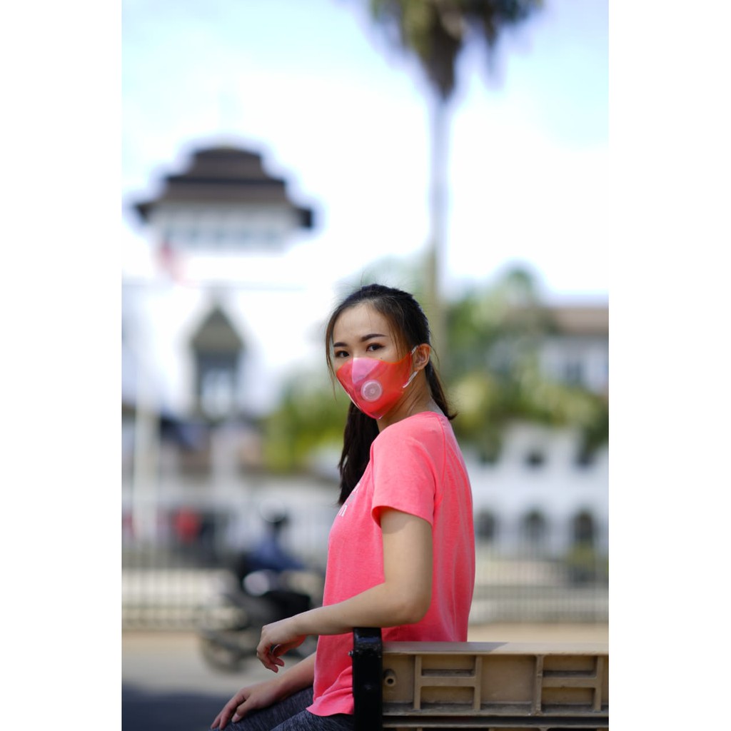 BEST SELLER  PINK - MASKER TRANSPARAN NOW YOU SEE EARLOOP