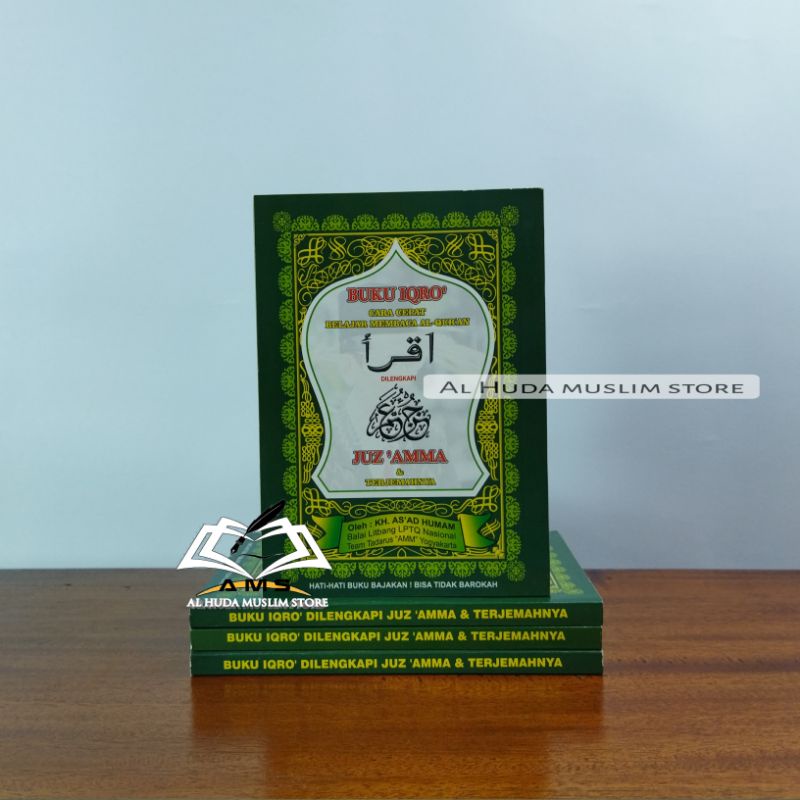 Buku Iqro+juz amma buku iqro' bendel kecil jilid 1 sampai jilid 6 dalam 1 buku