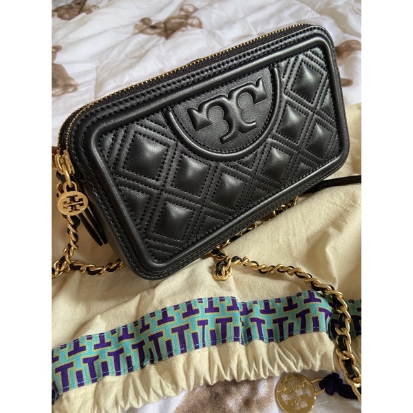 (Booked) Preloved Tory Burch Fleming Double Zip Mini Bag