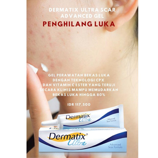 Dermatix Ultra Gel 15g Penghilang Bekas Luka / Keloid ANTI SCAR Stretchmark (49Pcs/1Box)