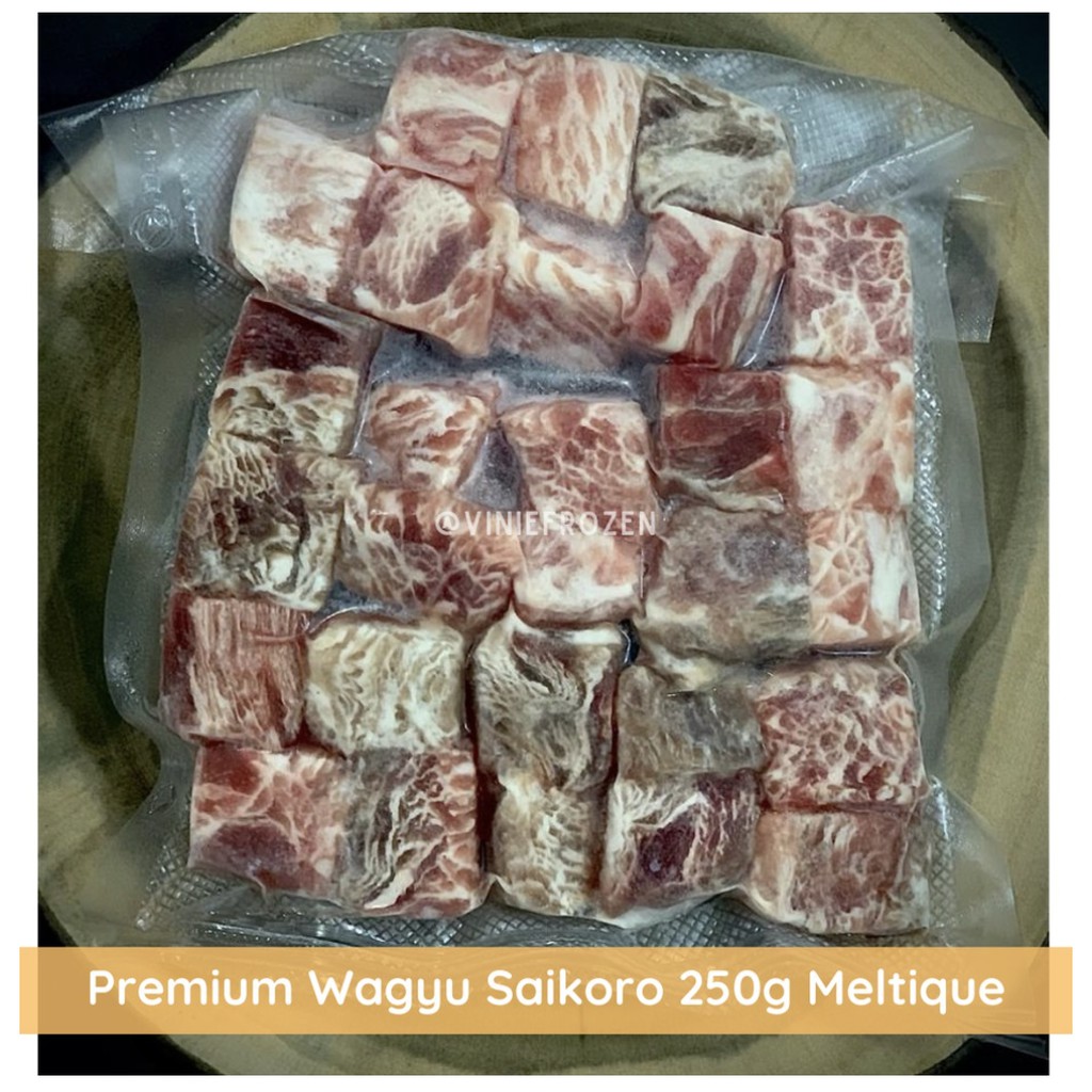 PREMIUM Wagyu Saikoro Meltique Meltik (250 Gr)