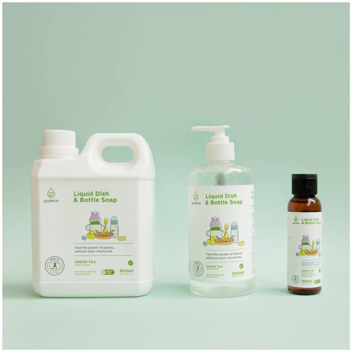 Sale Pureco Liquid Dish & Bottle Soap - 100 Ml Limited