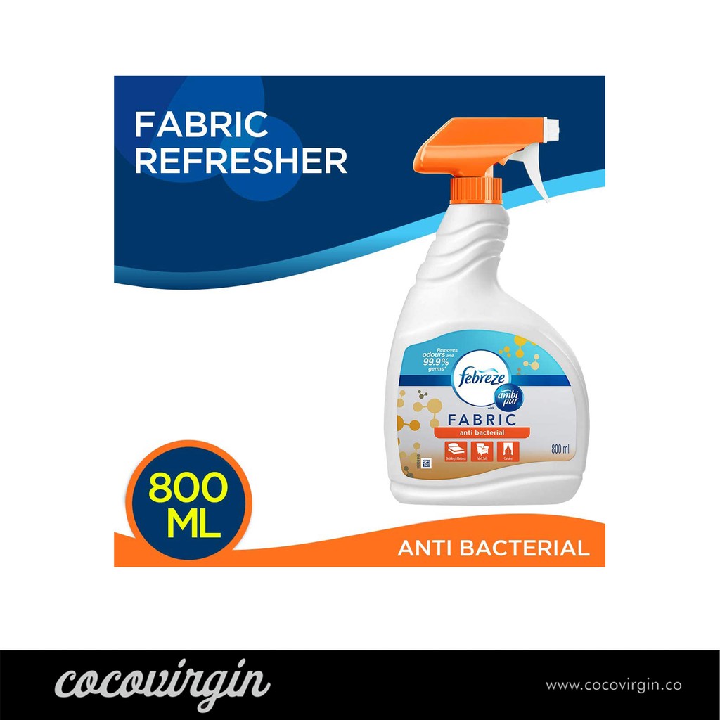 Jual Febreze Fabric Refresher Spray Anti Bacterial 800Ml | Shopee Indonesia