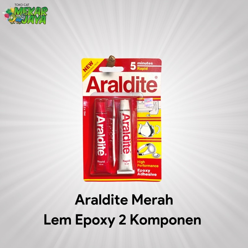 

Araldite - Lem Epoxy 2komponen MERAH
